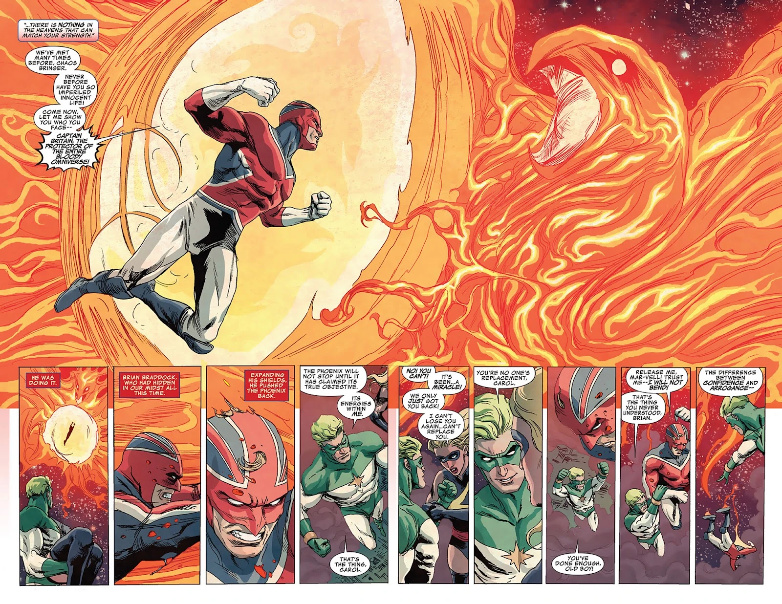 Captain Marvel Vs Dark Phoenix