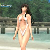 venus white bathing suit
