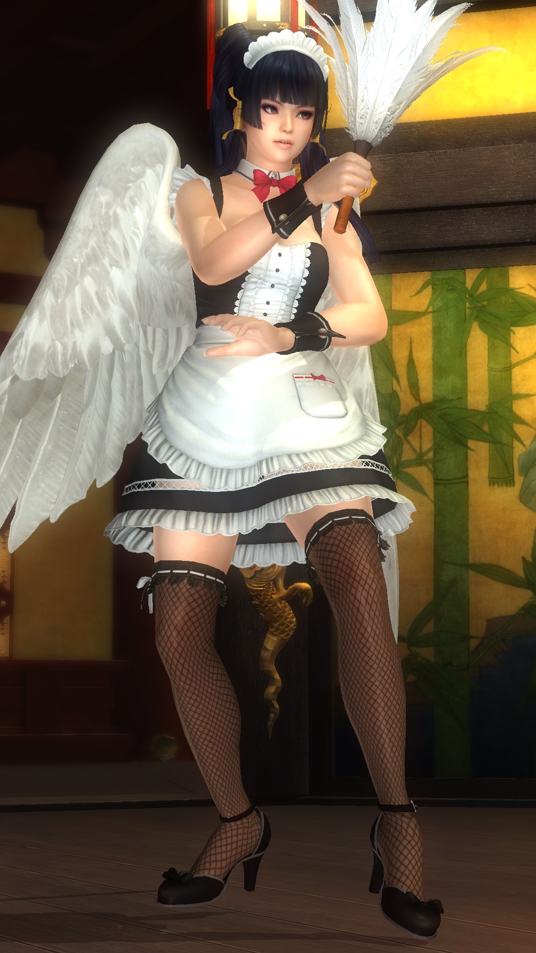 dead or alive 6 maid costume nyotengu dead or alive 6 maid costume nyotengu
