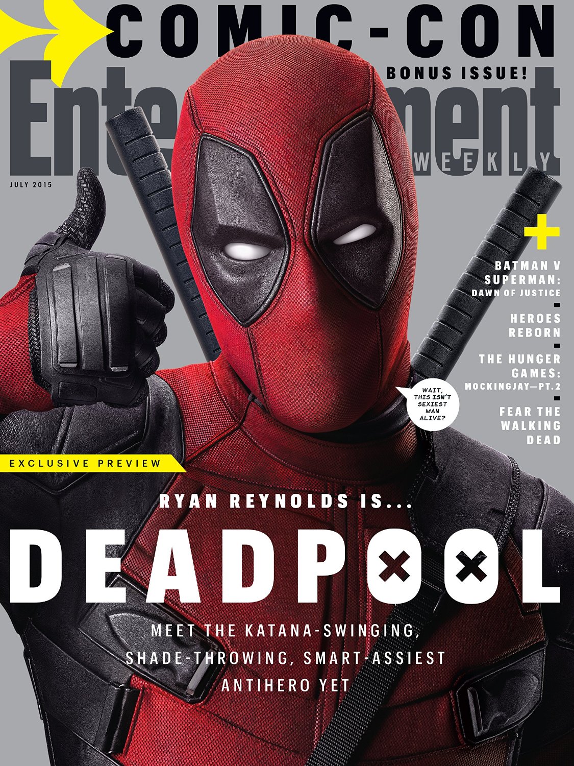 Deadpool Entertainment Weekly