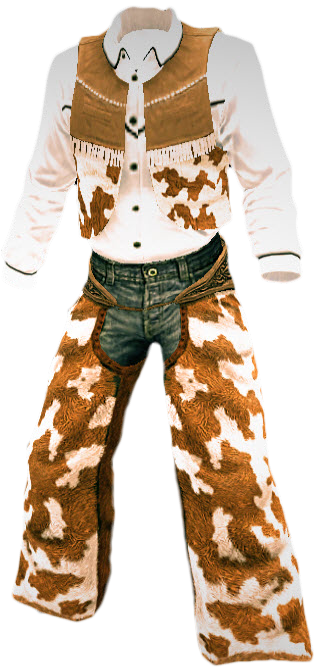 white cowboy outfit