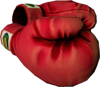 massive boxing gloves