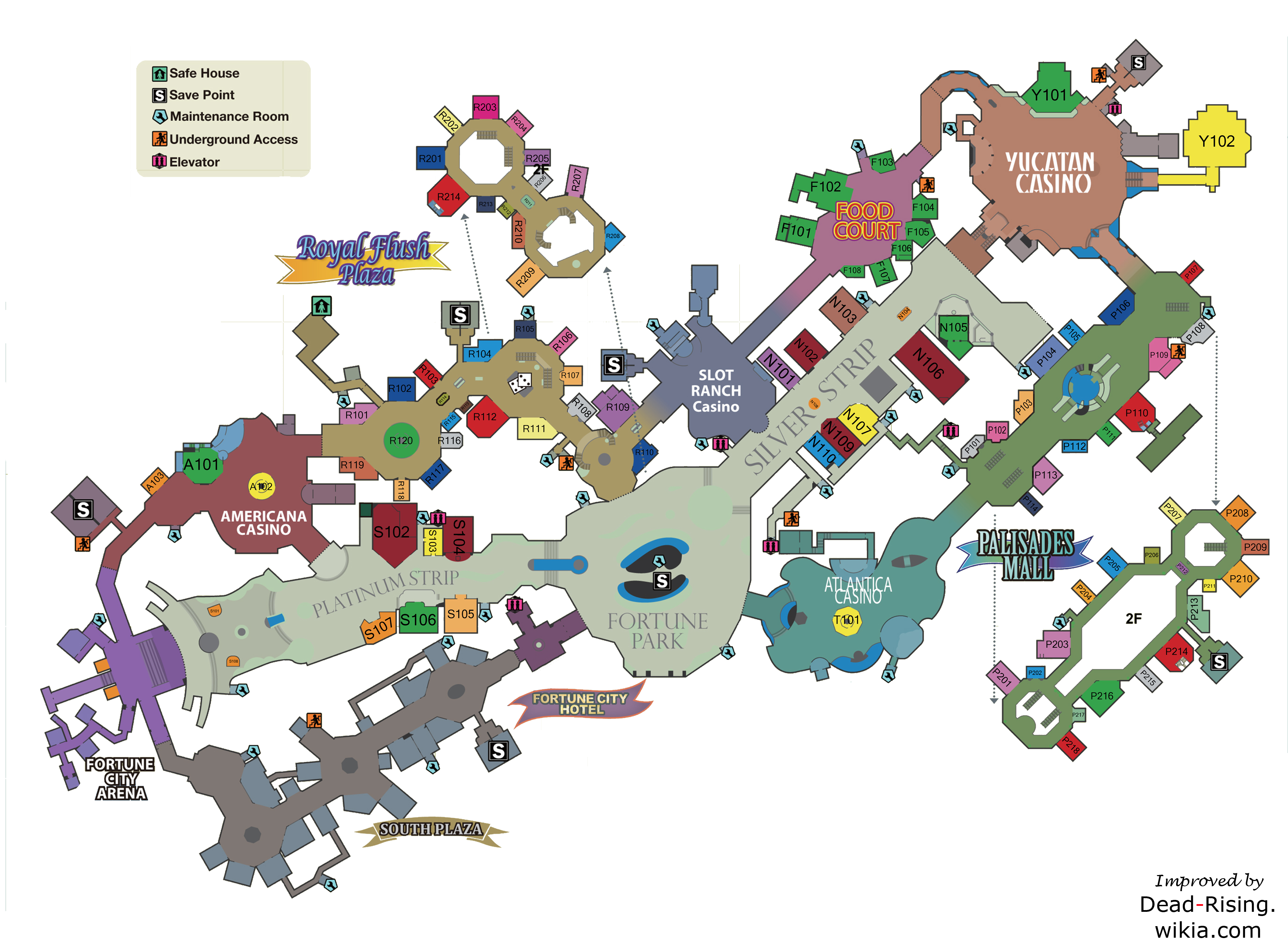 dead rising 3 map with locations dead rising 3 map with locations