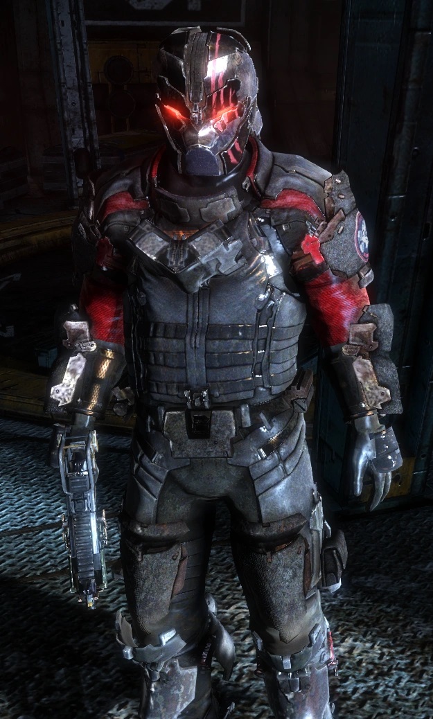 dead space 2 pc suit mods elite adavnced balck suit red hud/visor