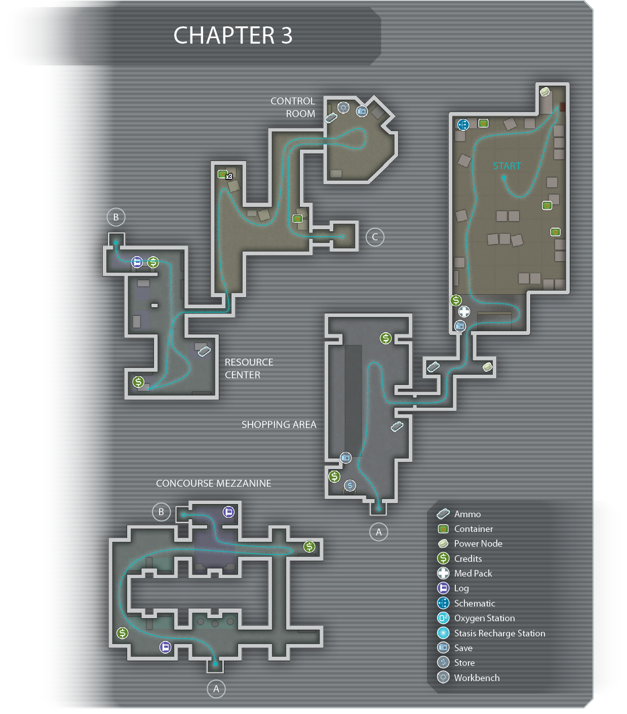 Dead Space Schematic Locations