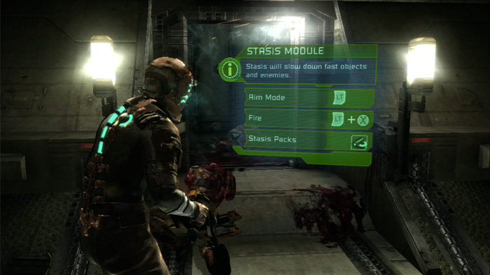 dead space 1 stasis cheat code