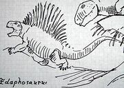 An Edaphosaurus