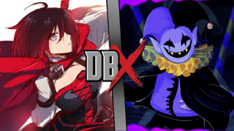 Dbx Ruby Rose Vs Jevil Death Battle Fanon Wiki En Espanol Wiki