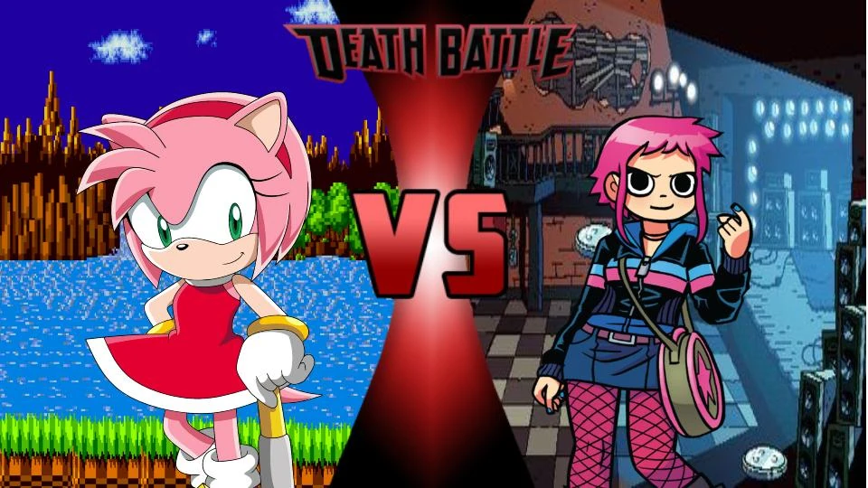 Image - Amy Rose VS Ramona Flowers.jpg | DEATH BATTLE Wiki ... Image - Amy Rose VS Ramona Flowers.jpg | DEATH BATTLE Wiki ...