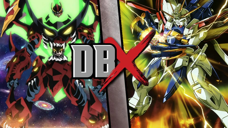 Image DBX Gurren Lagann VS God Gundam.png DEATH BATTLE Wiki FANDOM powered by Wikia