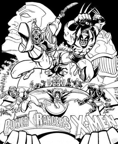 X-men &amp; power rangers - Imgur