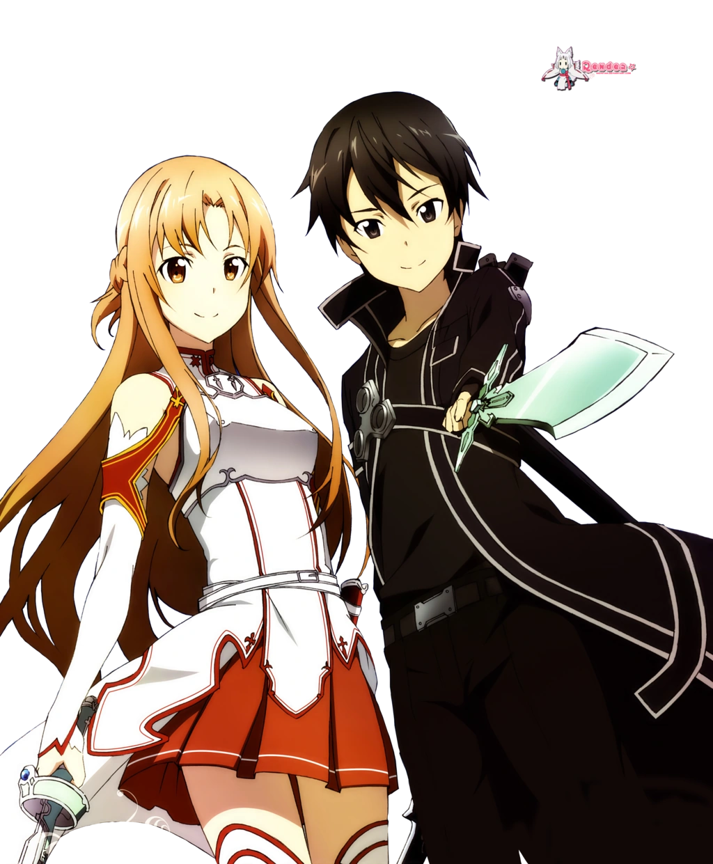 Image - Render kirito and asuna s a o by nio nyan-d7r5gn7.png | DEATH ...