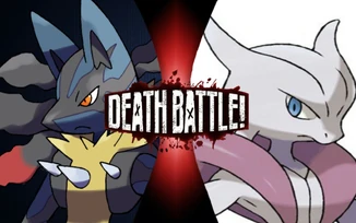 pokemon mega lucario contra mega mewtwo