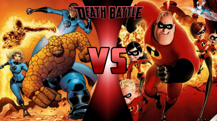 Image The Fantastic Four Vs The Incredibles Png Death