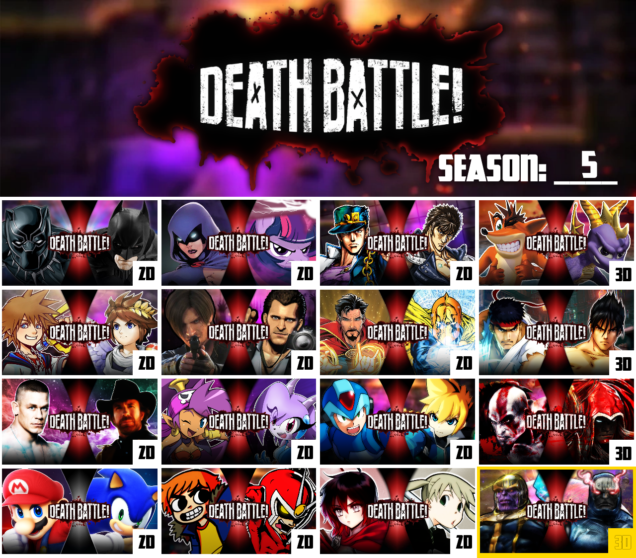 Image - ROLVeBloxxer Season 5 Wishlist.png | DEATH BATTLE Wiki | FANDOM