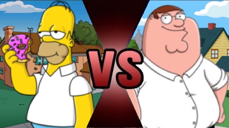 Image - Homer Simpson VS Peter Griffin.jpg | DEATH BATTLE Wiki | FANDOM