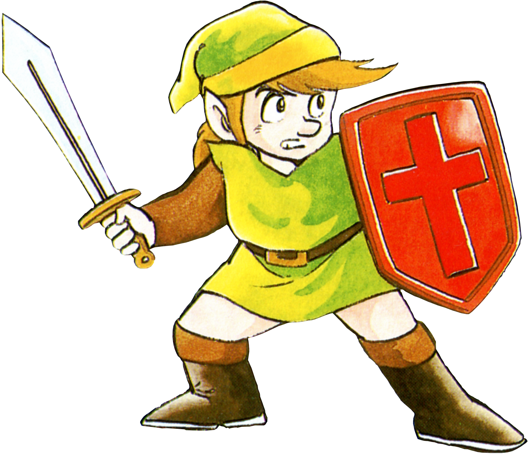 Image - The Legend of Zelda - Link as he first appears in February 21