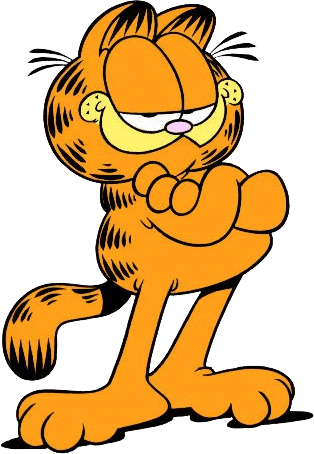 Lasagna Garfield Transparent Background