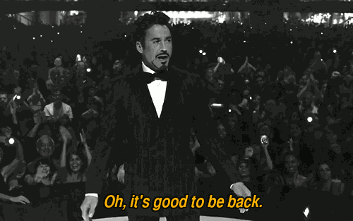Its good to be a good. Гифка i'm back. Gif вернулась. Put back гифки.