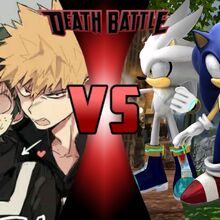 Izuku Midoriya Bakugou Todoroki Vs Sonic Shadow Silver
