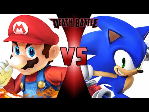 death battle sonic vs mario