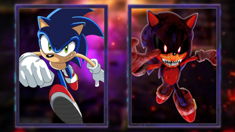 Sonic Vs Sonic Exe Death Battle Fanon Wiki Fandom - sonicexe laugh roblox id