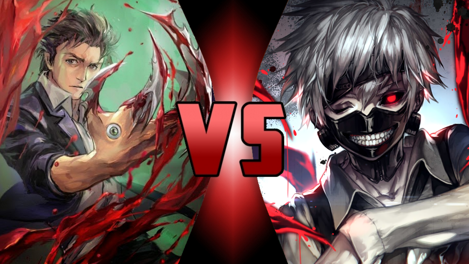 Image - Shinichi Izumi vs. Kaneki Ken - Parasyte vs. Tokyo Ghoul