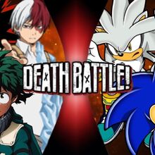 Izuku Midoriya Bakugou Todoroki Vs Sonic Shadow Silver