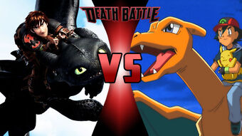 Hiccup Toothless Vs Ash And Charizard Death Battle Fanon