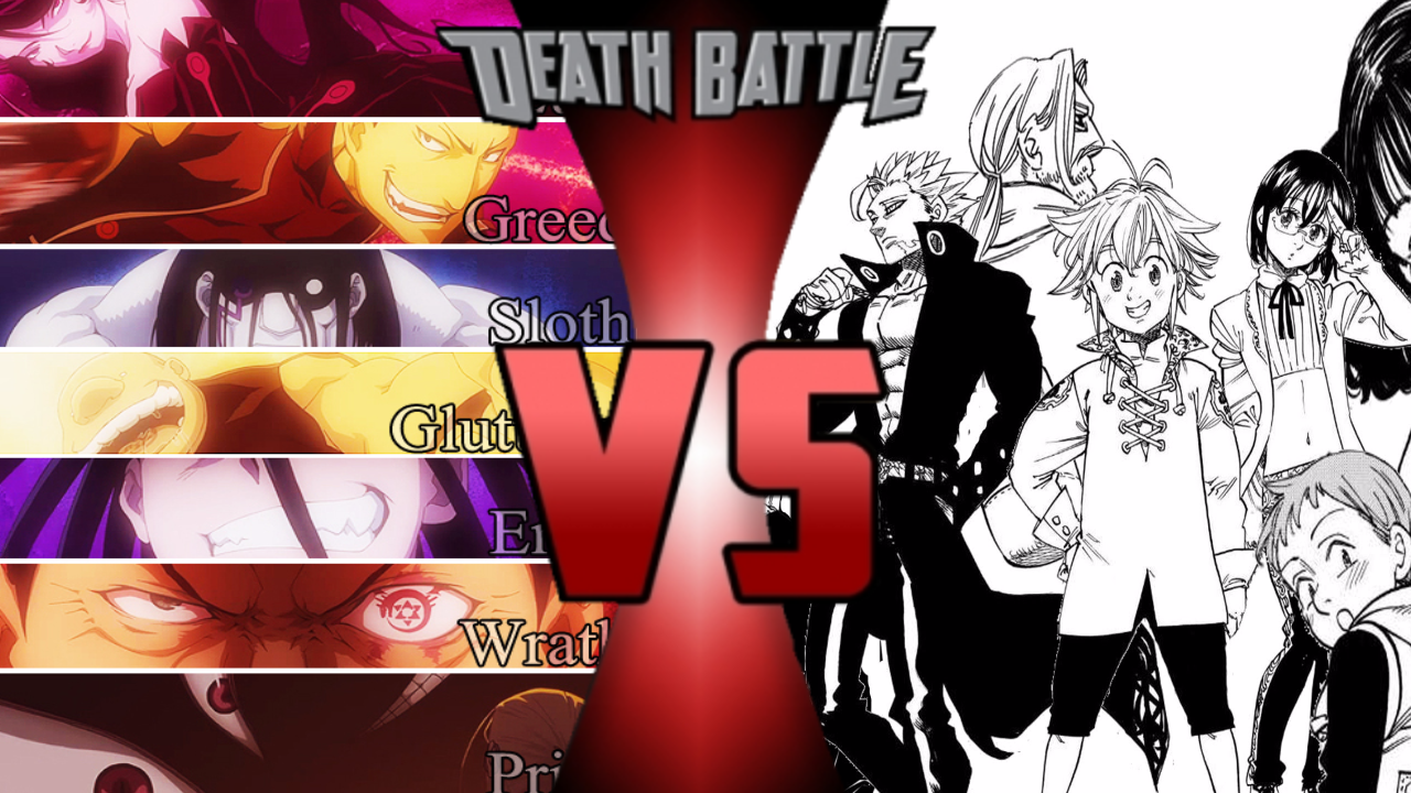 Seven Deadly Sins (FMA) VS Seven Deadly Sins (NnT) | Death Battle Fanon