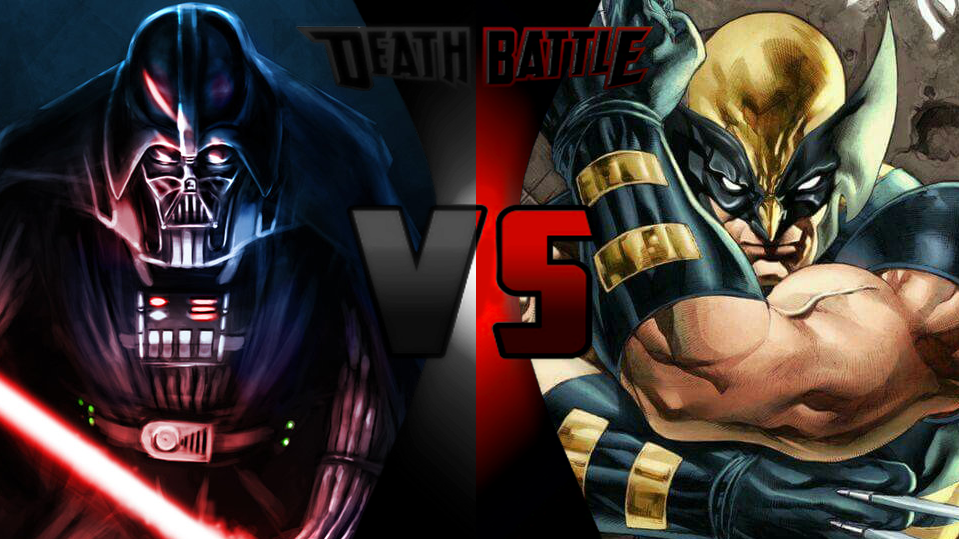 Vs death battle. Wolverine vs Darth Vader. Дарт Вейдер против Марвел комикс.