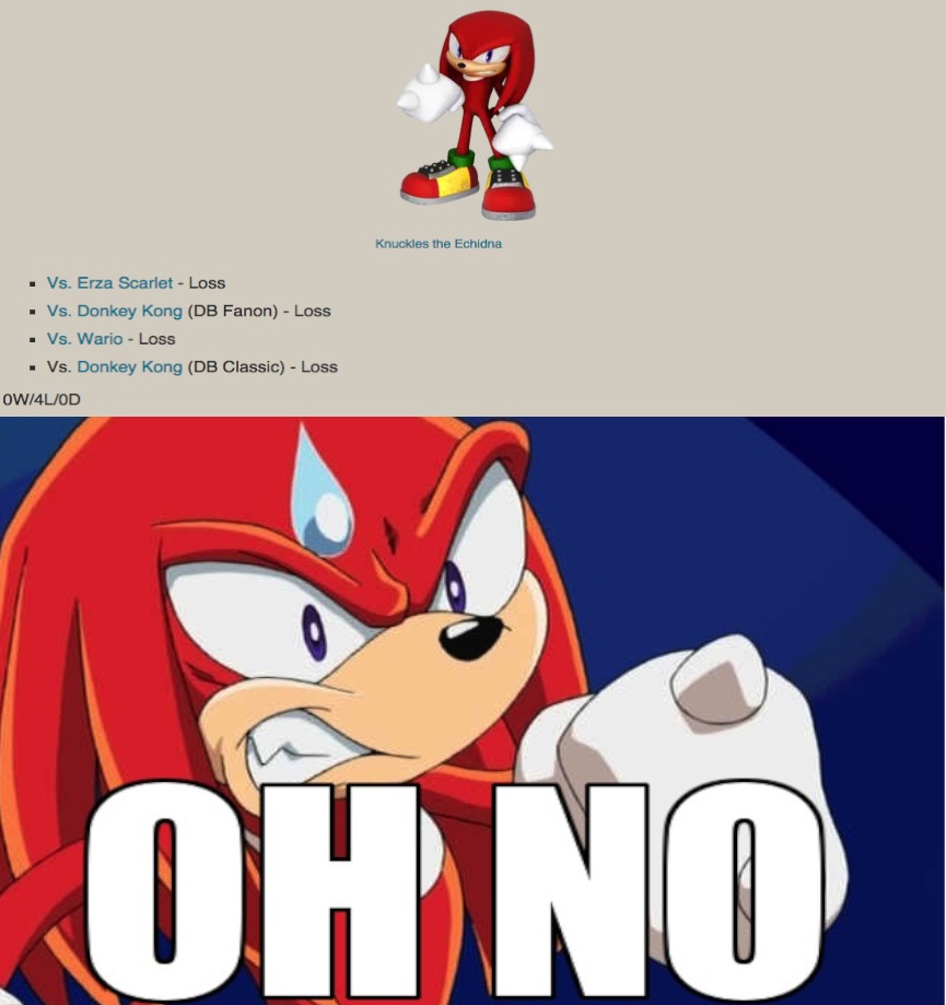 Image Knuckles Meme 1jpg Death Battle Fanon Wiki FANDOM Image Knuckles Meme 1jpg Death Battle Fanon Wiki FANDOM