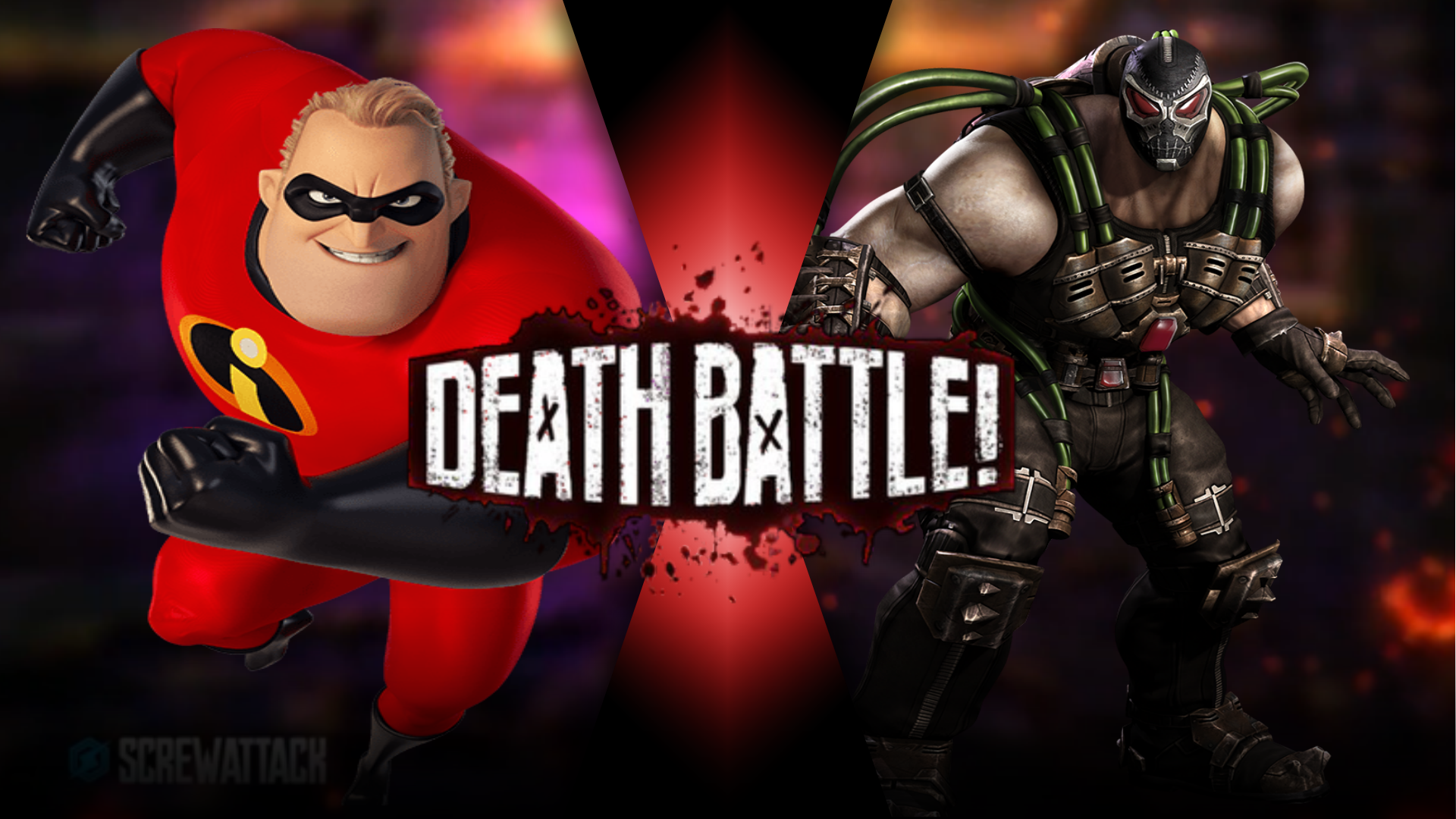 mr incredible vs bane