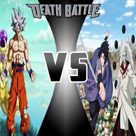 Goku Vegeta Frieza Vs Naruto Sasuke Madara Death Battle Fanon Wiki Fandom