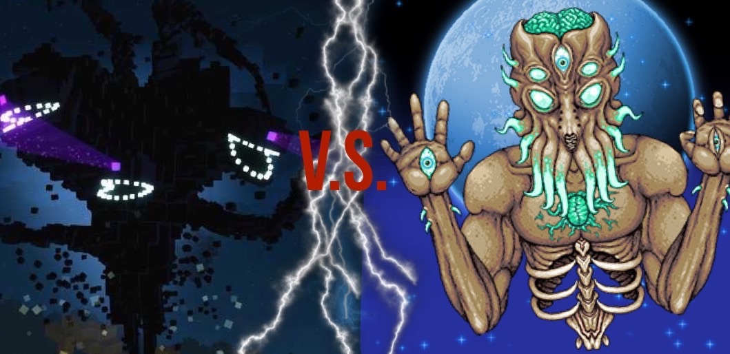 terraria moon lord vs cthulhu