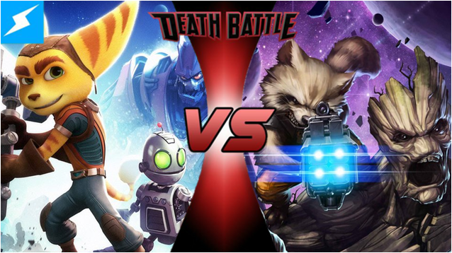 ratchet and clank vs rocket and groot death battle fanon wiki