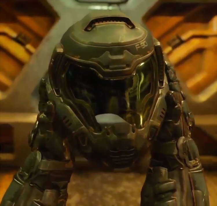 Doomguy Without Helmet