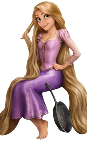 full body rapunzel drawing