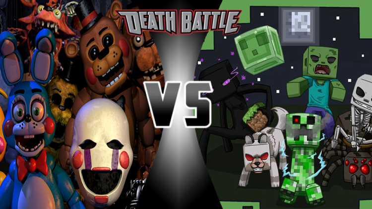 the minecraft mobs vs the animatronics death battle fanon wiki
