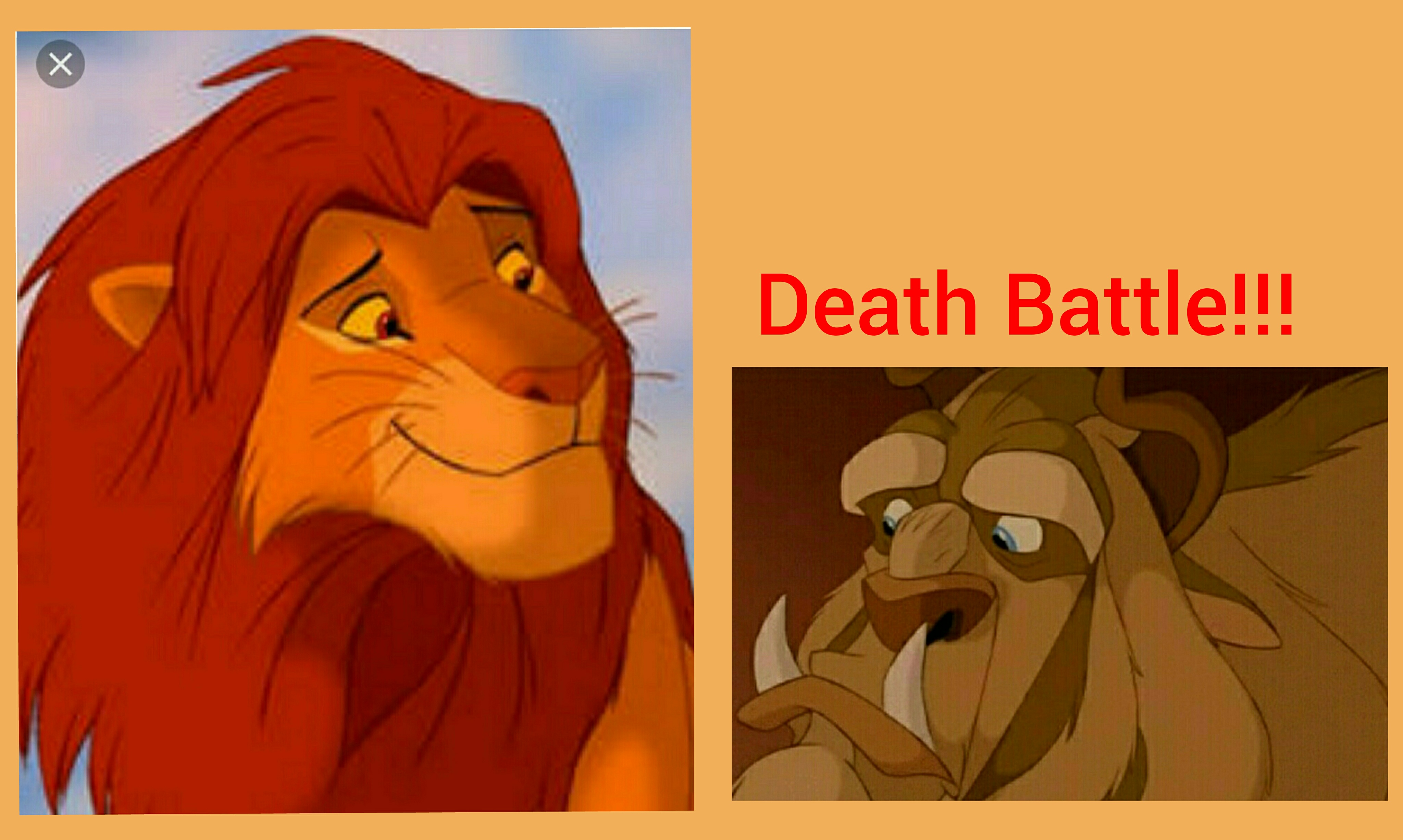 Simba Vs The Beast Death Battle Fanon Wiki Fandom