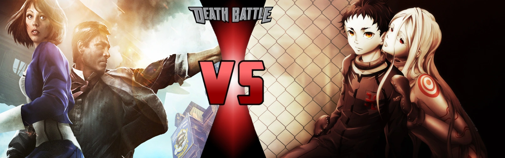 Booker DeWitt and Elizabeth Vs Woodpecker (Ganta Igarashi) and Shiro