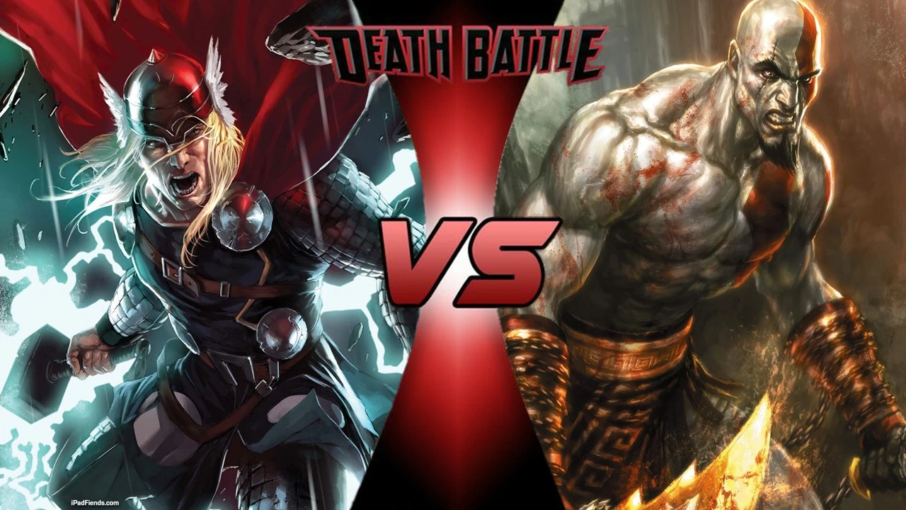 Image Thor vs Kratos.jpg Death Battle Fanon Wiki FANDOM powered by Wikia