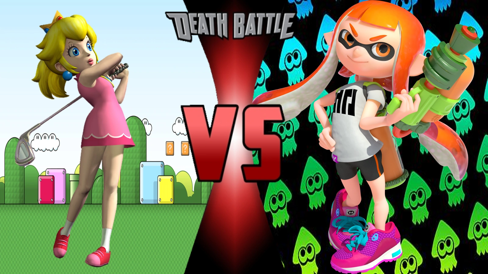 Inkling VS Peach Death Battle Fanon Wiki FANDOM powered by Wikia