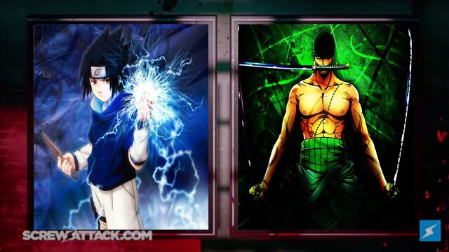 Image - Sasuke vs Zoro set.jpg | Death Battle Fanon Wiki | FANDOM