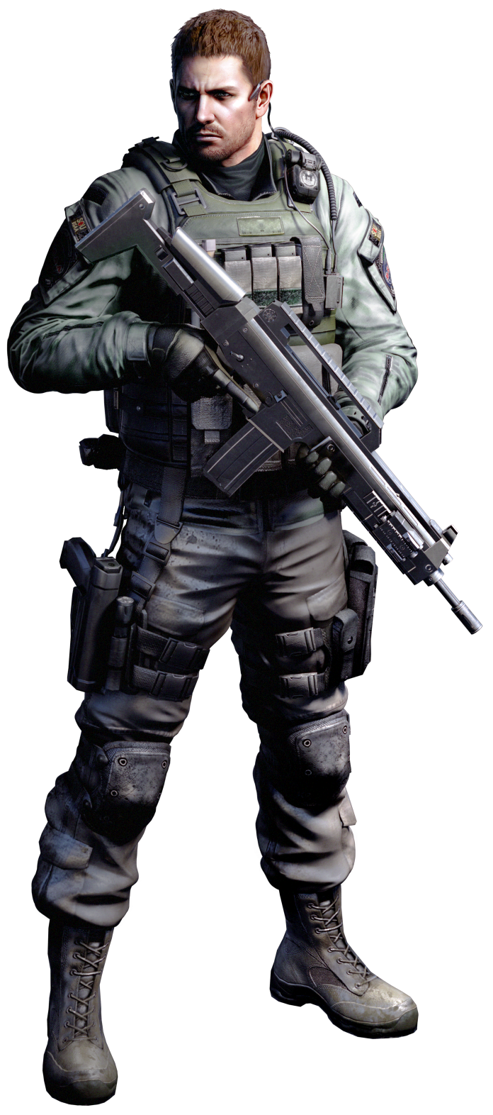 Chris Redfield Render By Ceriselightning On Deviantar 0566