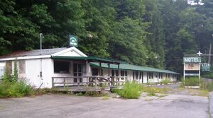 Abandoned motel, Pond Eddy, NY
