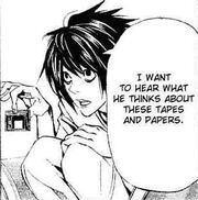 L speaks to the Task Force about the tapes