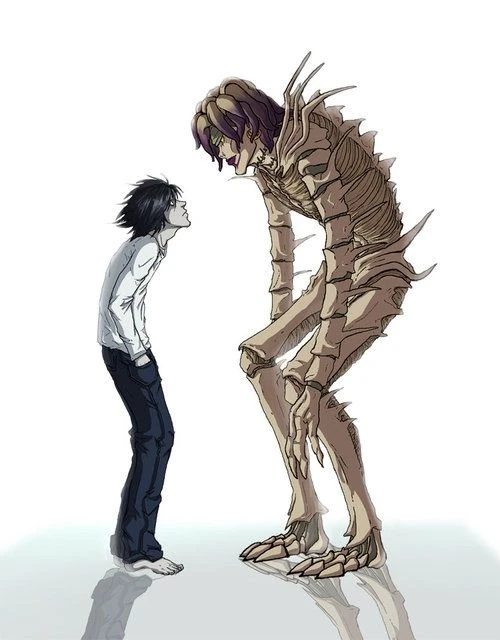 Image Rem and L.jpg Death Note Wiki FANDOM powered by Wikia