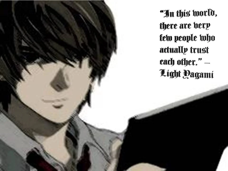Image Light quote.jpg Death Note Wiki FANDOM powered by Wikia