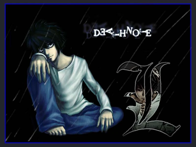 Imagen - Deathnote Wallpaper L by AXM92.jpg | Death Note's Wiki | FANDOM powered by Wikia
